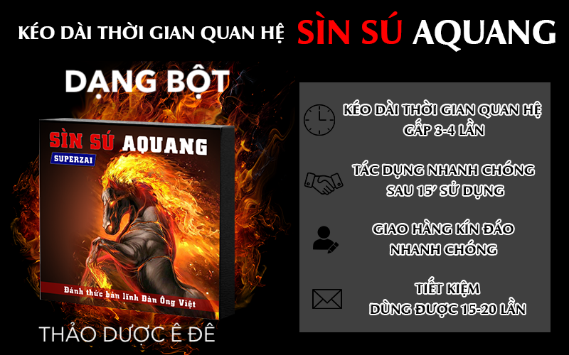 Cao sìn sú AQuang chính hãng thảo dược tự nhiên kéo dài thời gian quan hệ