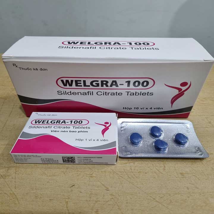 Viên uống Welgra 100mg Ấn Độ tăng cường sinh lý cương dương tốt