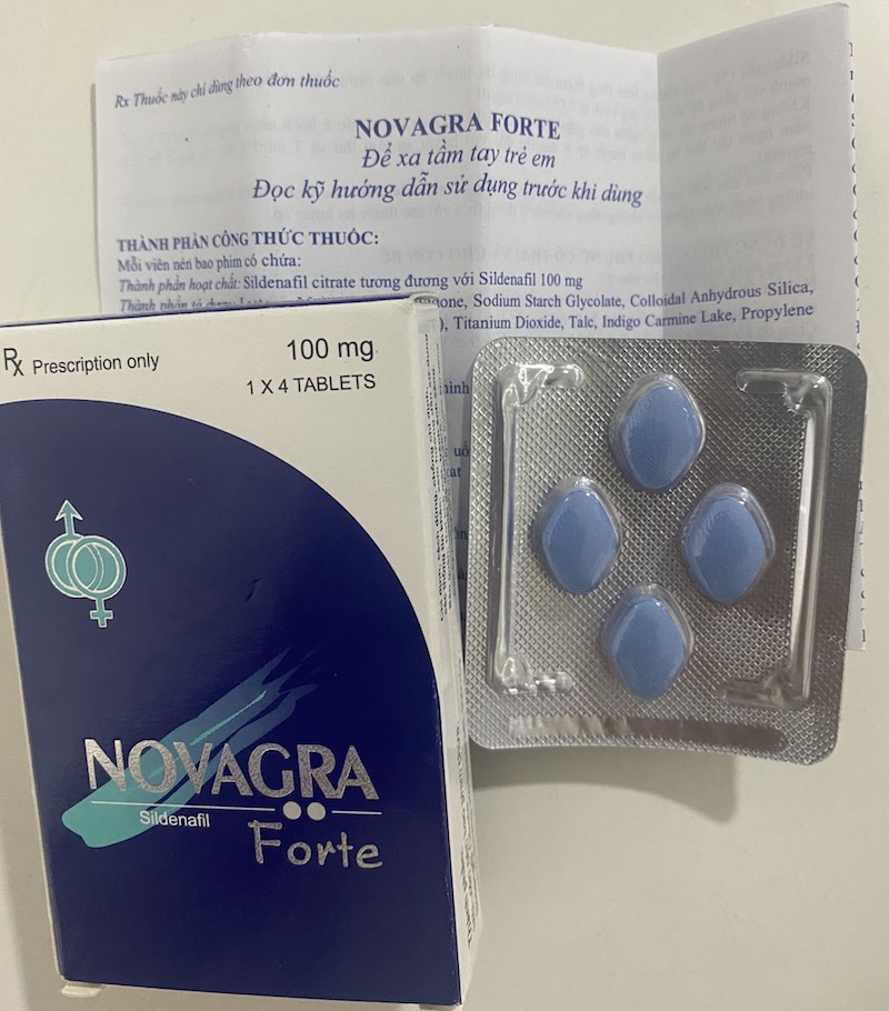 Novagra Forte 100mg Ấn Độ thuốc cương dương chống xuất tinh sớm tăng sinh lý hiệu quả
