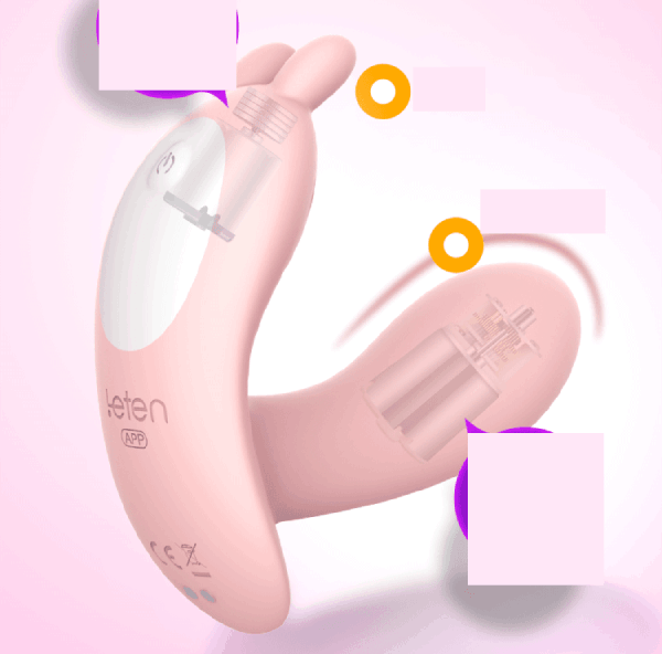 Dương vật giả Leten Wearable Butterfly app bluetooth rung mạnh đa năng