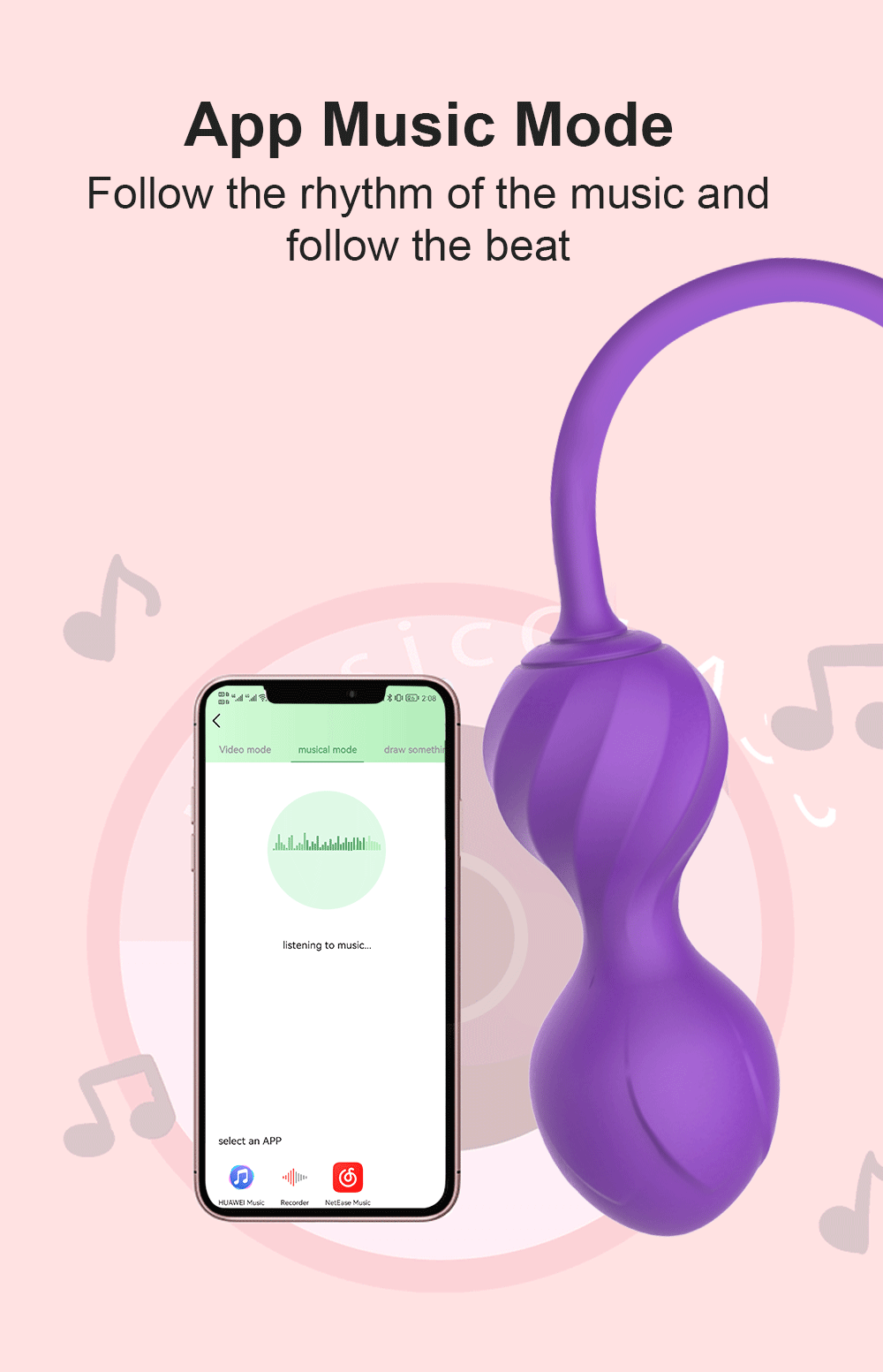 Trứng rung hồ lô Jiuuy Bluetooth se khít âm đạo, kích thích