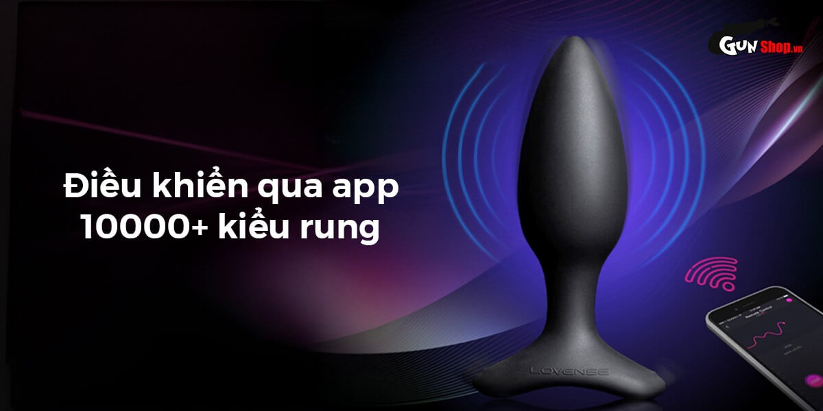 Shop bán Trứng rung hậu môn Lovense Hush 2 điều khiển qua app bluetooth cho gay nhập khẩu