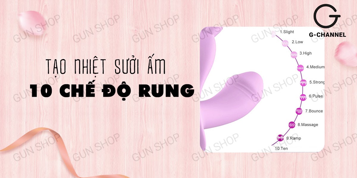 Trứng rung Leten không dây sạc điện tạo nhiệt massage cao cấp