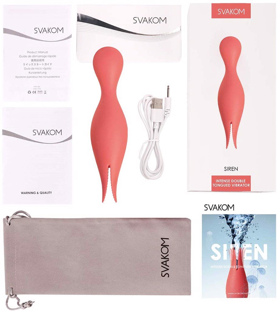 Chày Rung Svakom Siren Mỹ 2 Đầu Đa Điểm – Đỉnh Cao Kích Thích Chày Rung Svakom Siren Mỹ 2 Đầu Đa Điểm – Đỉnh Cao Kích Thích