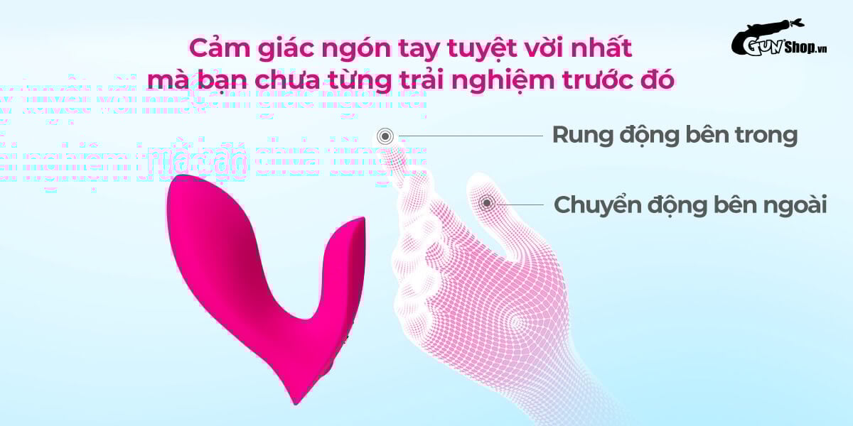 Lovense Flexer 2 đầu rung điều khiển app tiện lợi trải nghiệm mới