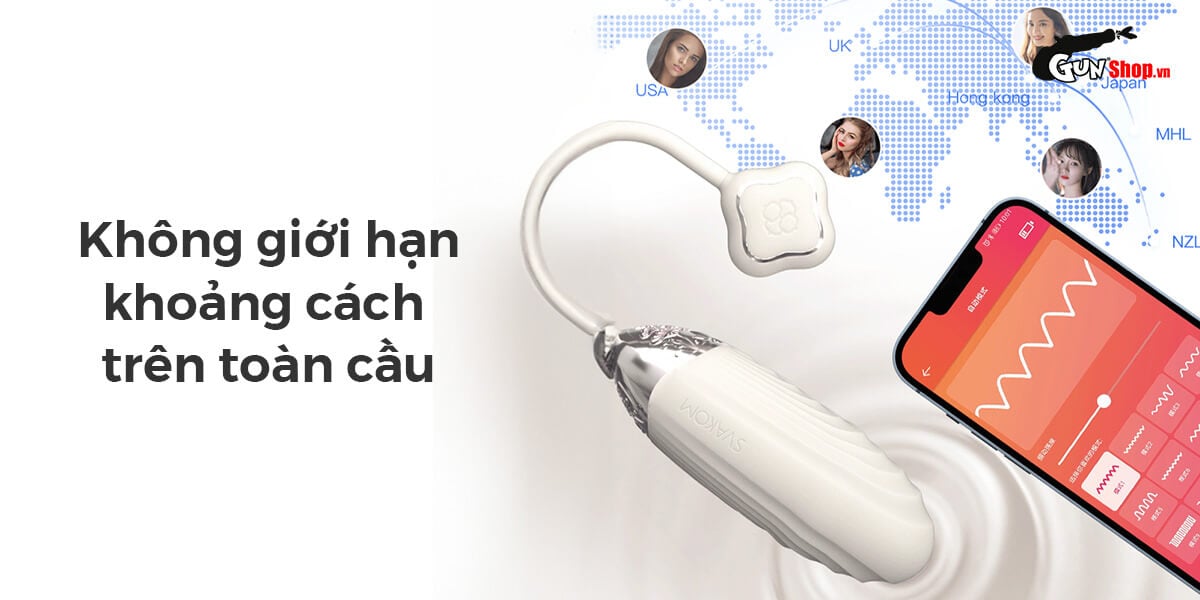 Mua Trứng rung cao cấp Svakom Aravinda kết nối bluetooth điều khiển qua app chính hãng