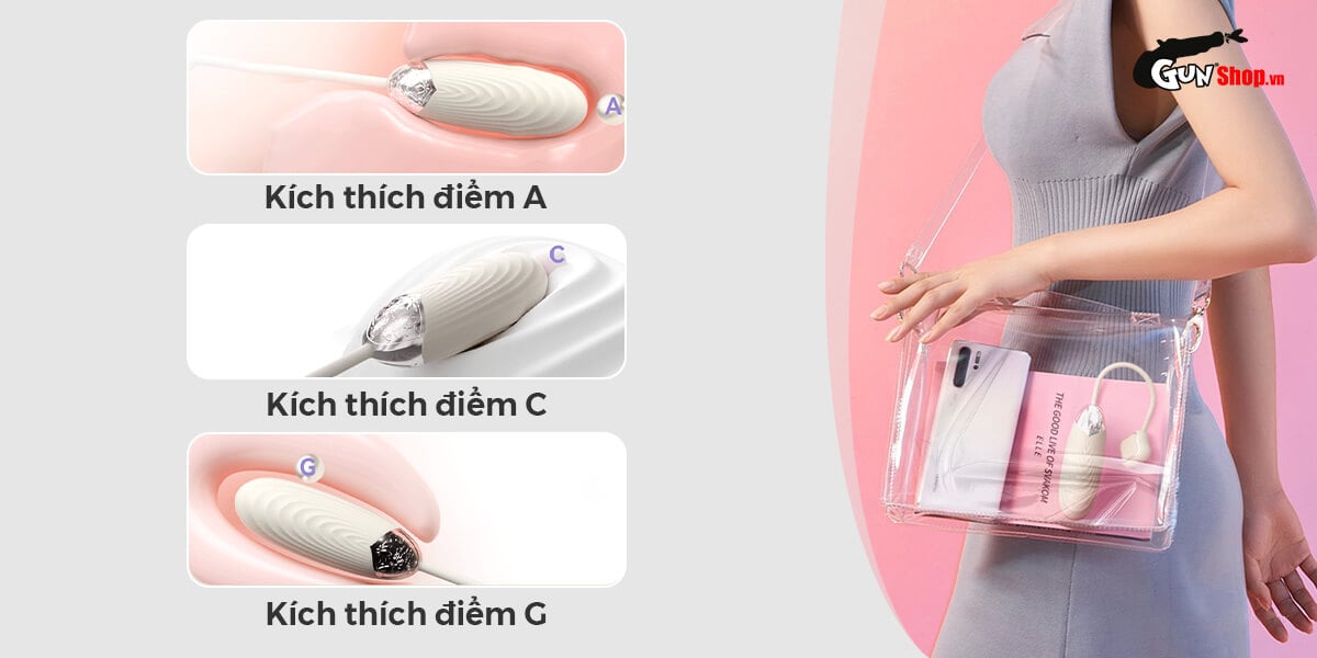 Mua Trứng rung cao cấp Svakom Aravinda kết nối bluetooth điều khiển qua app chính hãng