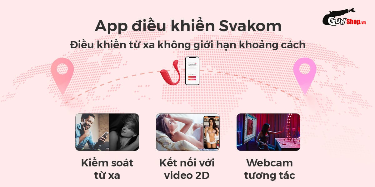 Trứng rung Svakom Phoenix Neo 2 điều khiển app nhiều chế độ độc đáo