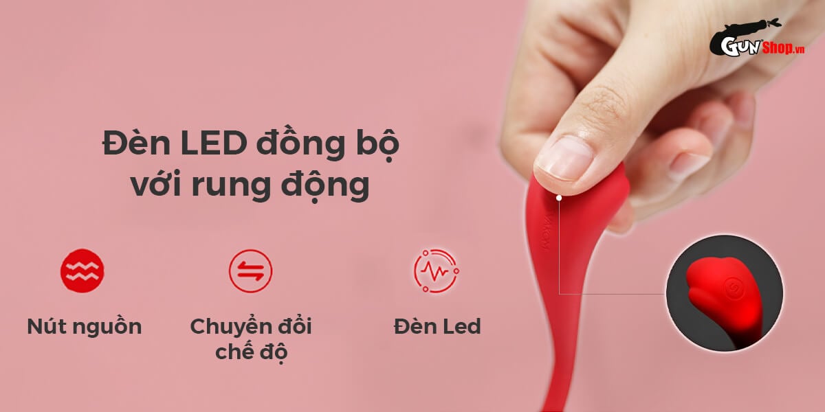 Trứng rung Svakom Phoenix Neo 2 điều khiển app nhiều chế độ độc đáo