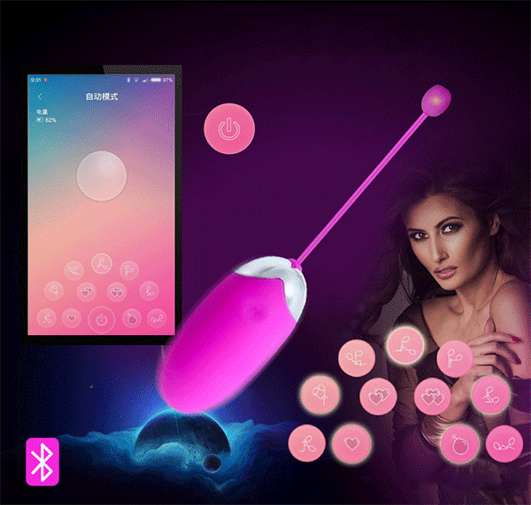 Trứng Rung Pretty Love Abner Wireless Điều Khiển Qua Điện Thoại