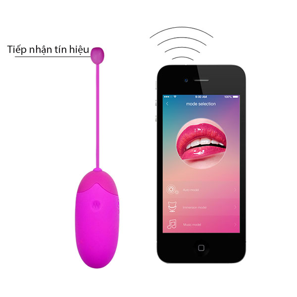 Trứng Rung Pretty Love Abner Wireless Điều Khiển Qua Điện Thoại