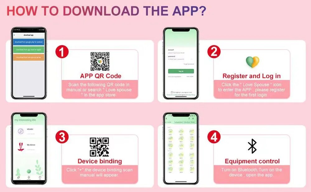 Trứng Rung Tình Yêu Love Spouse App Điều Khiển Không Dây Bluetooth