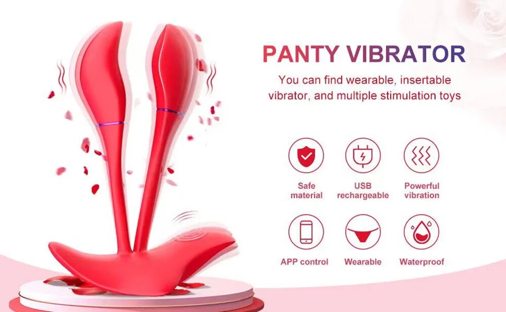 Trứng Rung Tình Yêu Love Spouse App Điều Khiển Không Dây Bluetooth
