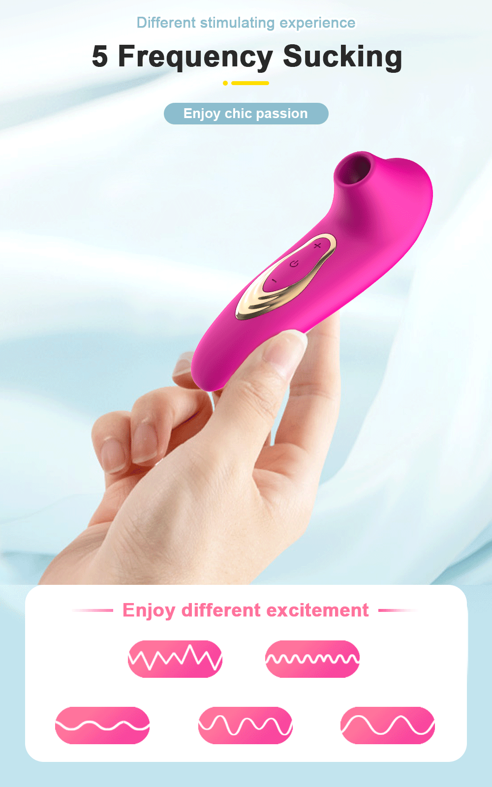 Máy bú mút đa chức năng giá rẻ massage điểm G nữ