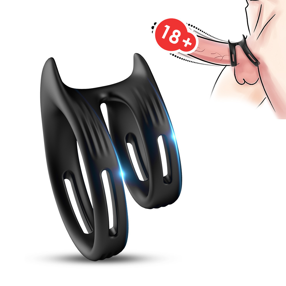 Vòng đôi silicon Cock Ring Stay Hard Mỹ co giãn chống xuất tinh sớm