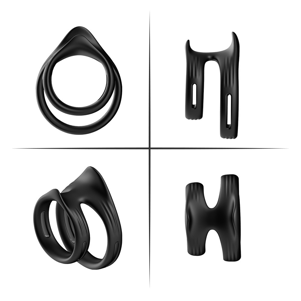 Vòng đôi silicon Cock Ring Stay Hard Mỹ co giãn chống xuất tinh sớm