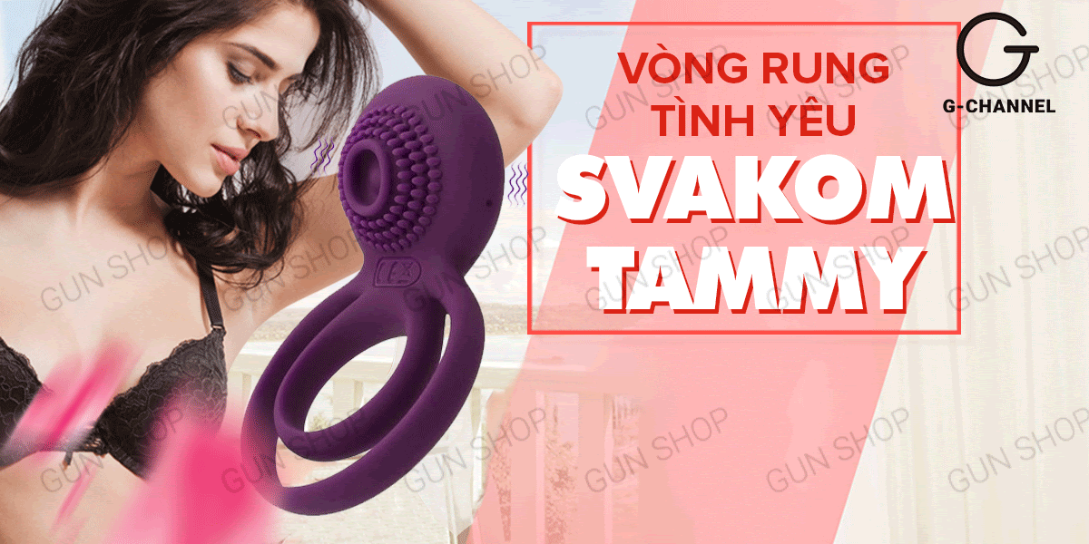 Vòng rung Svakom Tammy sạc điện cực mạnh tăng khoái cảm lâu dài
