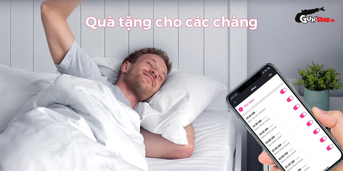 Vòng đeo dương vật Lovense Diamo rung 10 chế độ điều khiển app tiện lợi