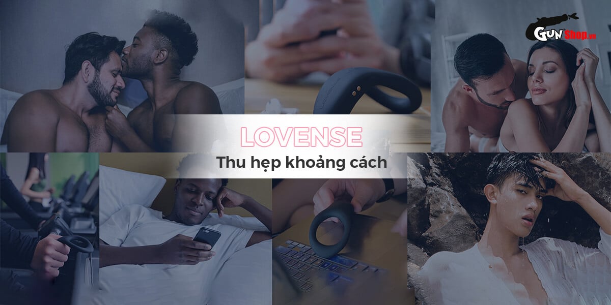 Vòng đeo dương vật Lovense Diamo rung 10 chế độ điều khiển app tiện lợi