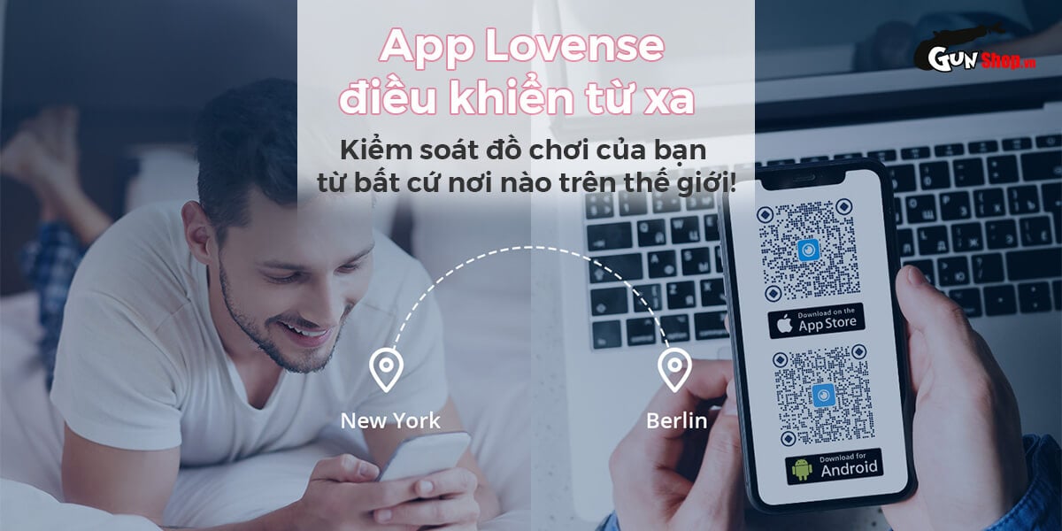 Vòng đeo dương vật Lovense Diamo rung 10 chế độ điều khiển app tiện lợi