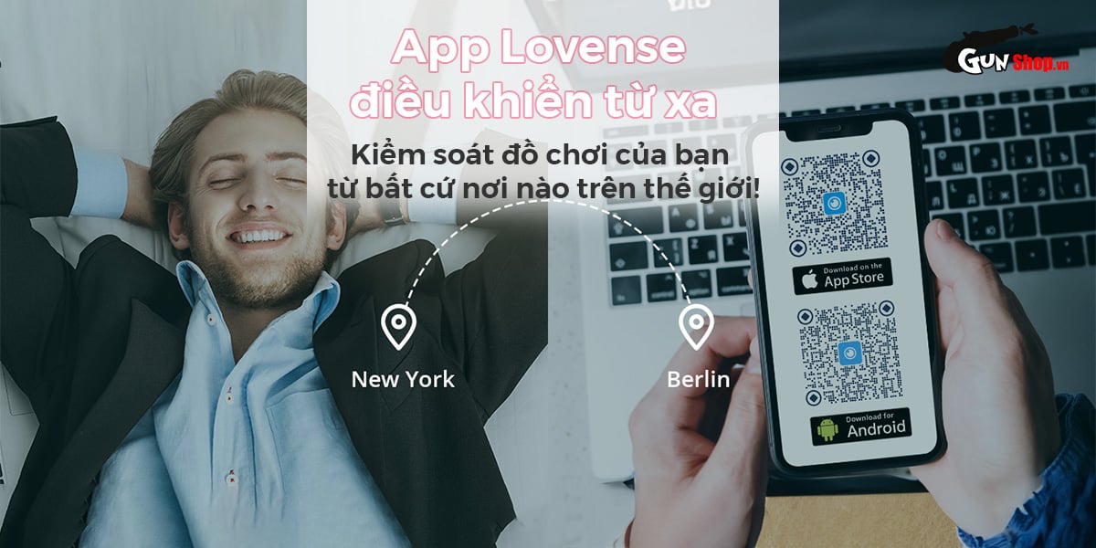 Vòng Gush Lovense điều khiển app tăng khoái cảm đàn ông