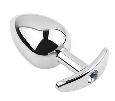 Phích inox cắm hậu môn đính đá size vừa 3.4cm butt plugs Anal Toy Phích inox cắm hậu môn đính đá size vừa 3.4cm butt plugs Anal Toy