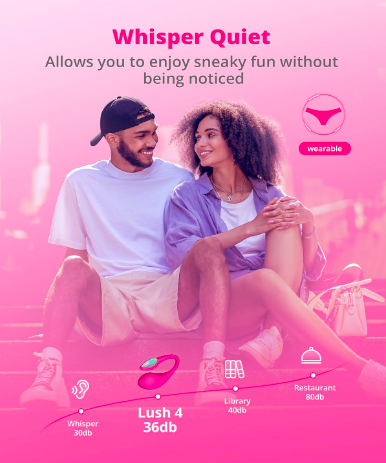 Lovense Lush 4 trứng rung không dây cao cấp điều khiển từ xa qua app controlled