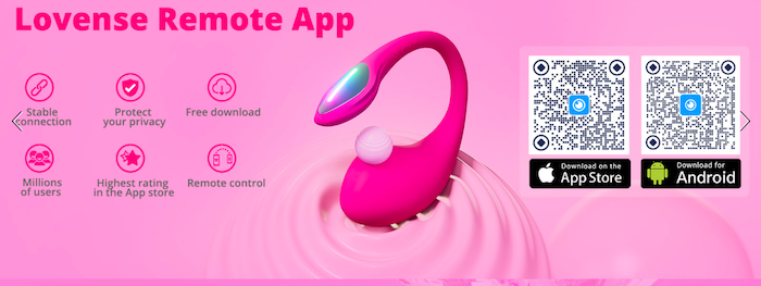 Lovense Lush 4 trứng rung không dây cao cấp điều khiển từ xa qua app controlled