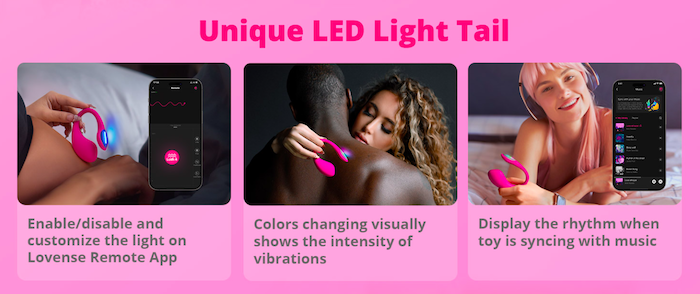 Lovense Lush 4 trứng rung không dây cao cấp điều khiển từ xa qua app controlled