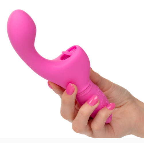 Review Dương vật giả CalExotics Kiss Flicker rung kích thích điểm G kết hợp lưỡi liếm hàng xách tay