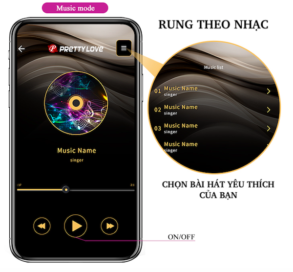 Địa chỉ bán Trứng rung hồ lô Pretty Love Elvira bóng tập se khít âm đạo điều khiển qua app mới nhất