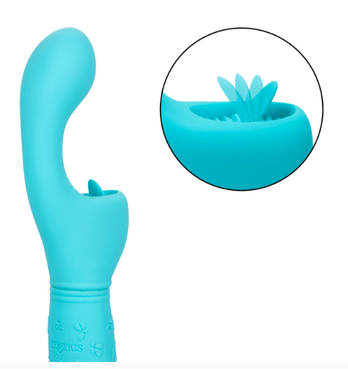 Review Dương vật giả CalExotics Kiss Flicker rung kích thích điểm G kết hợp lưỡi liếm hàng xách tay