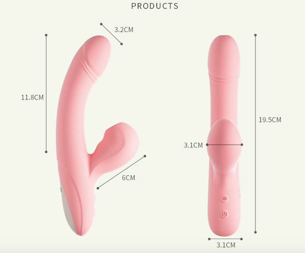 Bỏ sỉ Dương vật giả Jiuuy Gummy Stick rung bú mút toả nhiệt kích thích điểm G nhập khẩu Bỏ sỉ Dương vật giả Jiuuy Gummy Stick rung bú mút toả nhiệt kích thích điểm G nhập khẩu