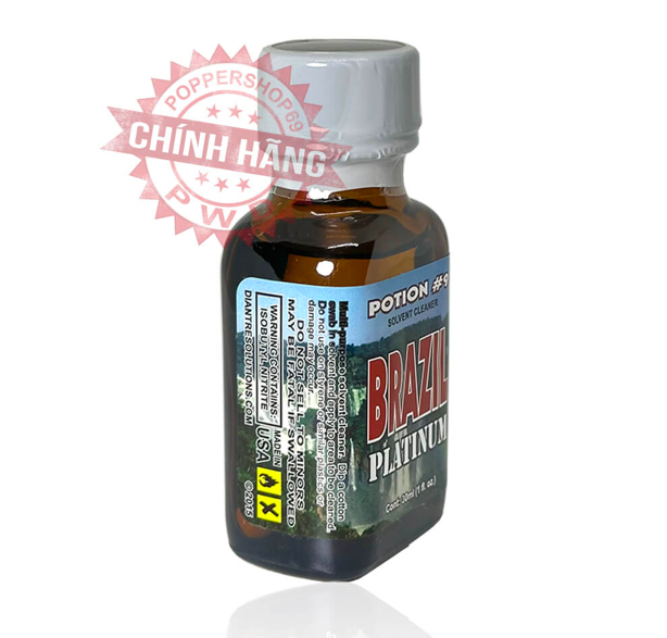  Popper Brazil Platinum 30ml loại mạnh chính hãng dành cho top bot hàng xách tay 