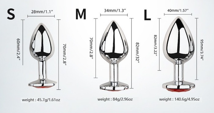 Cửa hàng bán Phích inox cắm hậu môn butt plugs màu bạc đính đá size nhỏ 2.8cm hàng xách tay Cửa hàng bán Phích inox cắm hậu môn butt plugs màu bạc đính đá size nhỏ 2.8cm hàng xách tay
