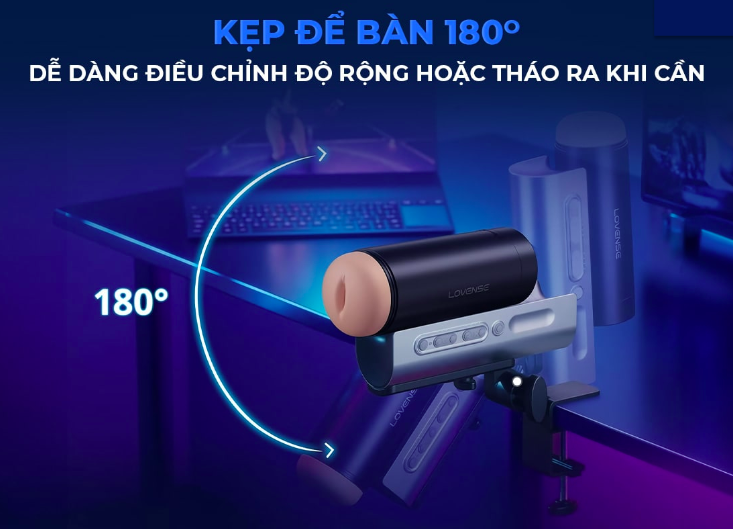 Địa chỉ bán Âm đạo giả Lovense Solace Pro AI máy thủ dâm cao cấp kết nối app nhập khẩu