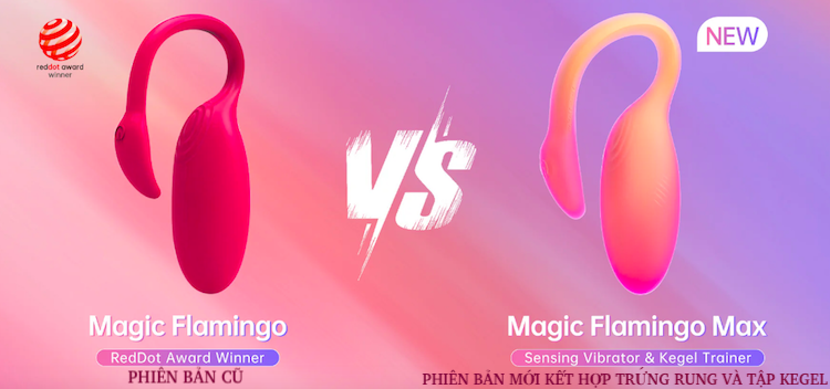 Cửa hàng bán Trứng rung thiên nga Magic Motion Flamingo Max kết nối App thông minh mới nhất