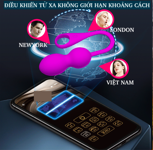 Địa chỉ bán Trứng rung hồ lô Pretty Love Elvira bóng tập se khít âm đạo điều khiển qua app mới nhất