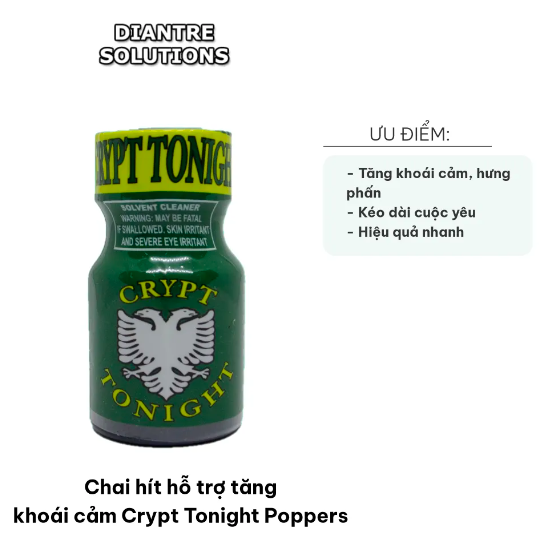 Popper Crypt Tonight 10ml loại mạnh nhất tăng khoái cảm tức thì