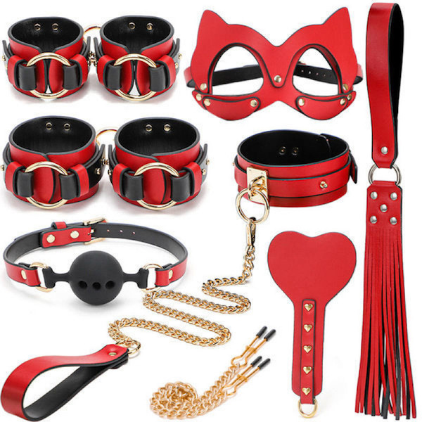 So sánh Bộ đồ chơi 8 món bạo dâm BDSM cao cấp sang trọng màu đen đỏ cực đẹp nhập khẩu So sánh Bộ đồ chơi 8 món bạo dâm BDSM cao cấp sang trọng màu đen đỏ cực đẹp nhập khẩu