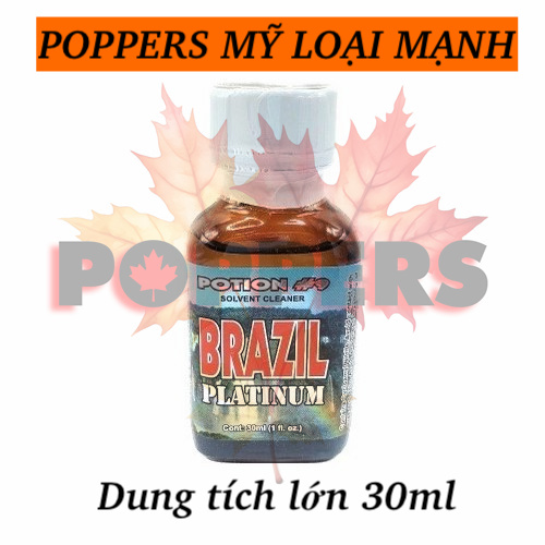Bán Popper Brazil Platinum 30ml loại mạnh chính hãng tốt nhất Bán Popper Brazil Platinum 30ml loại mạnh chính hãng tốt nhất