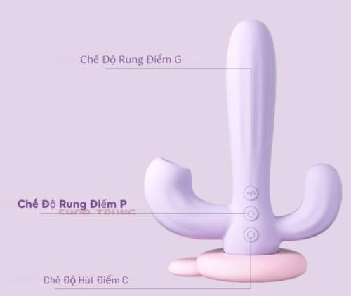 Svakom Bernice dương vật giả 3 nhánh cây xương rồng massage điểm G Svakom Bernice dương vật giả 3 nhánh cây xương rồng massage điểm G