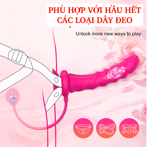 Bỏ sỉ Dương Vật Giả Có Dây Đeo Rung Điều Khiển Qua App Love Spouse Cho Les loại tốt