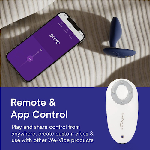 Kho sỉ Phích cắm cao cấp We-Vibe Ditto điều khiển từ xa qua app và remote tốt nhất