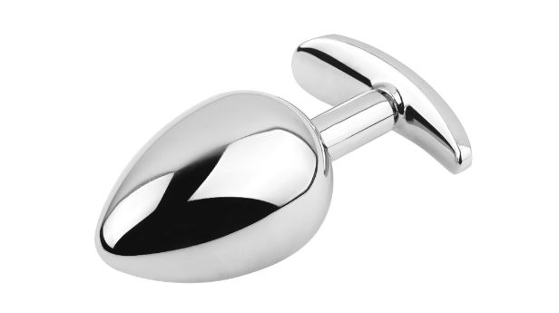 Phích inox cắm hậu môn đính đá size vừa 3.4cm butt plugs Anal Toy Phích inox cắm hậu môn đính đá size vừa 3.4cm butt plugs Anal Toy