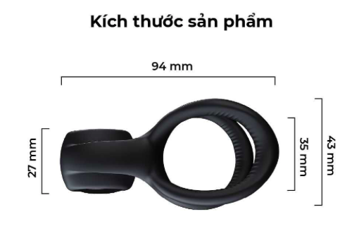 Đánh giá Vòng rung tăng khoái cảm Naughty Ring hàng xách tay