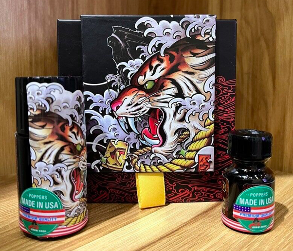 Nhập sỉ Combo popper con hổ - tiger đỏ 50ml chính hãng mới nhất