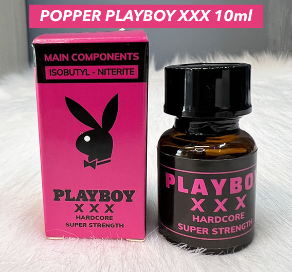 Popper Playboy Bunny XXX 10ml chính hãng chai hít gay sex dành cho Top Bot