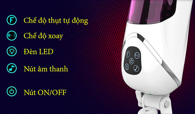 Máy âm đạo tự động xoay thụt LC EasyLove bú mút đa chức năng
