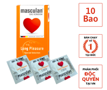bao cao su kéo dài thời gian quan hệ Masculan Long Pleasure của đực bao cao su kéo dài thời gian quan hệ Masculan Long Pleasure của đực